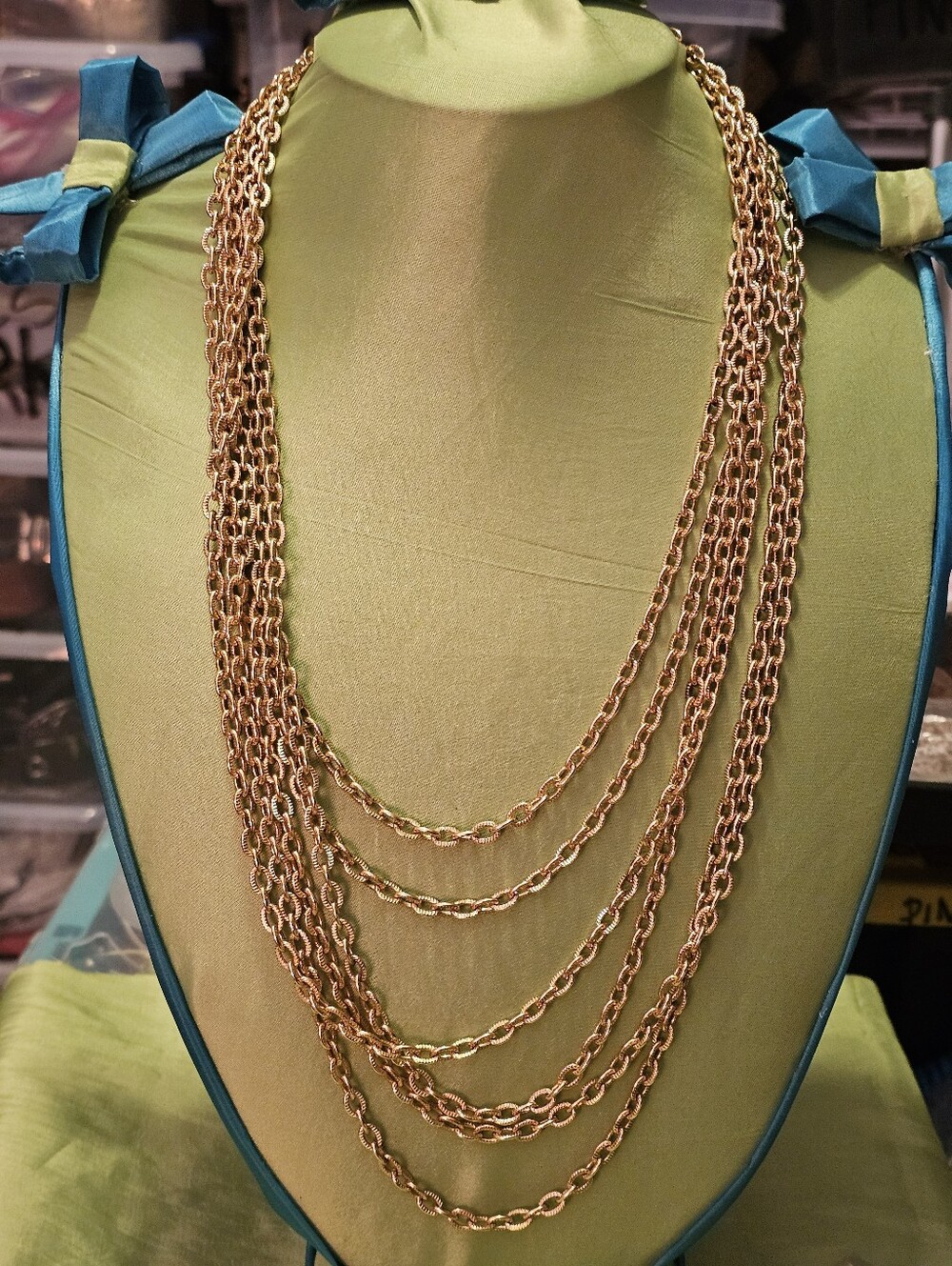 Cascade Link Chain Necklace